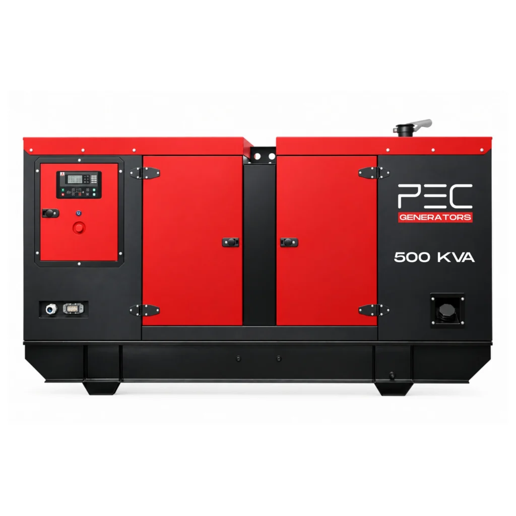 Groupe électrogène 500 kVA 48 dB(A) PEC Generators